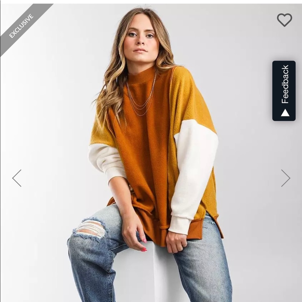 Gilded Intent oversized sweatshirt